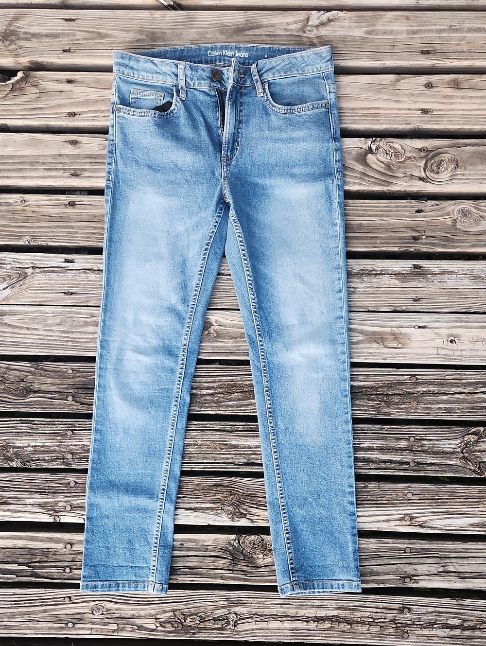 Calvin Klein Jeans Medium Wash 4 Slim Boyfriend Denim Stretchy Comfy